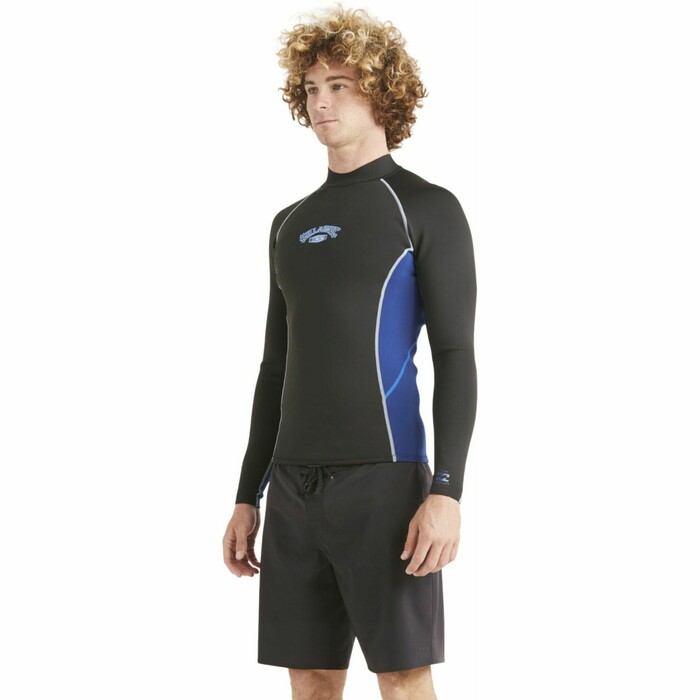 2024 Billabong Hombres Absolute 1mm Wetsuit Top ABYW800118 - Dark Royal